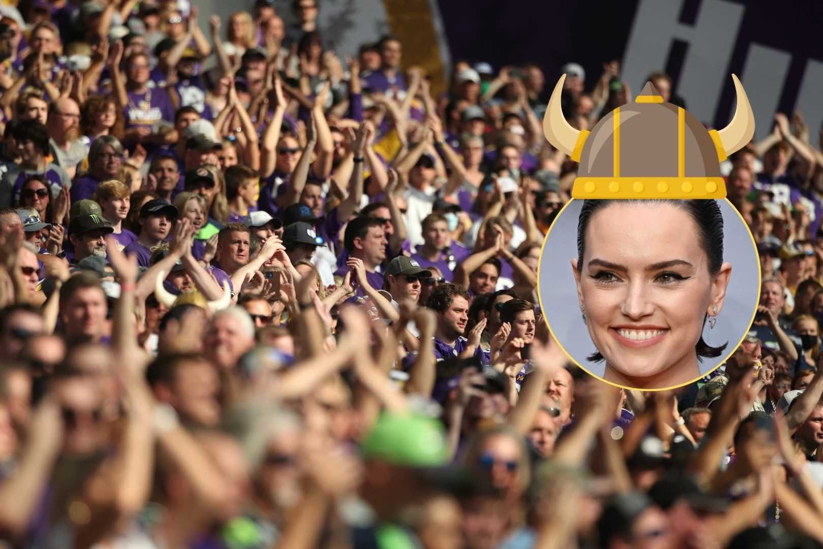 Daisy Ridley Skol Chant Minnesota Vikings