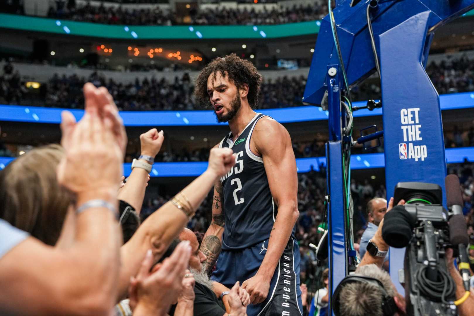 Daniel Gafford And Dereck Lively Ii Playing For The Dallas Mavericks