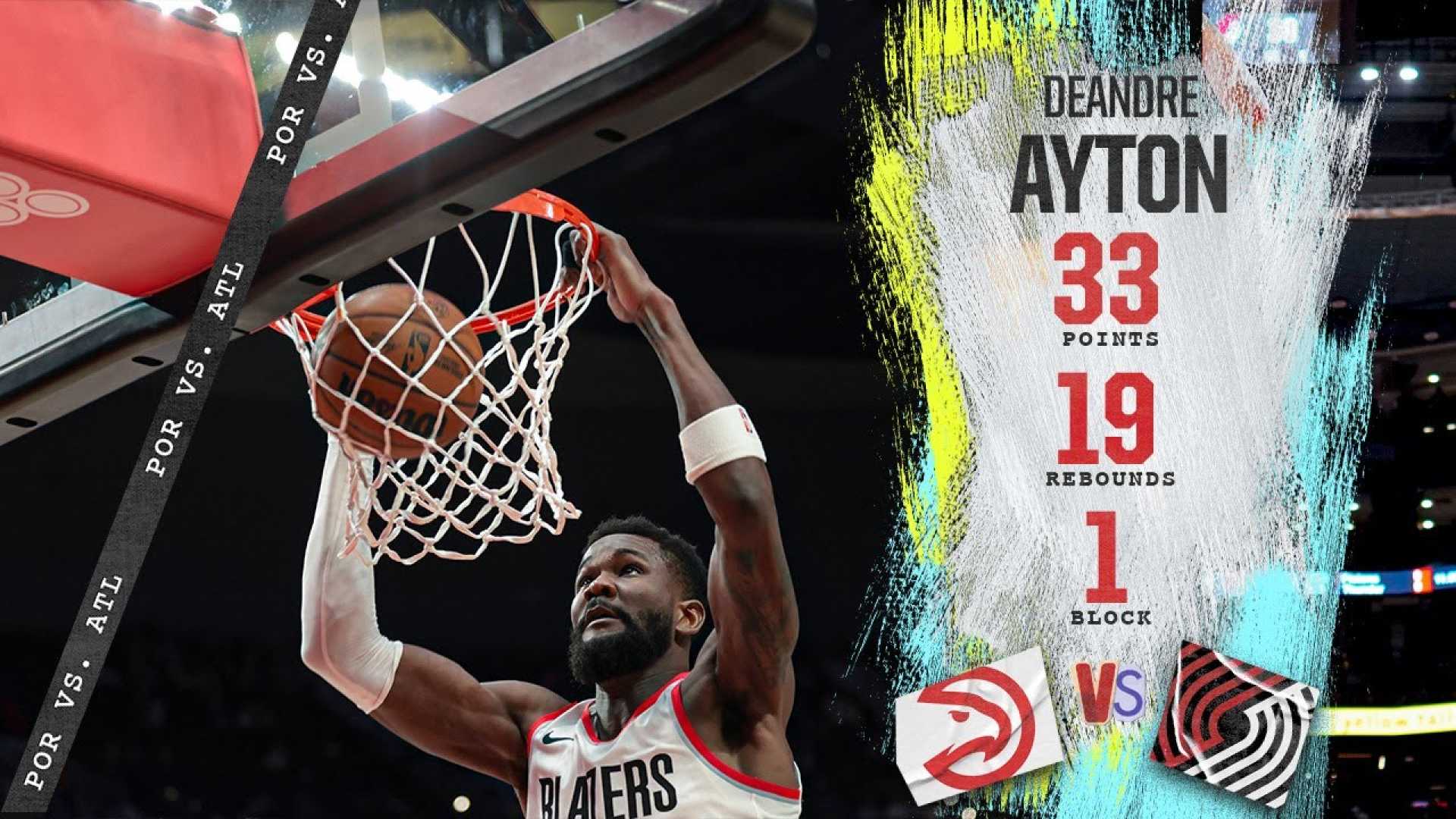 Deandre Ayton Portland Trail Blazers Highlights