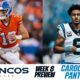 Denver Broncos Vs Carolina Panthers Week 8 Matchup