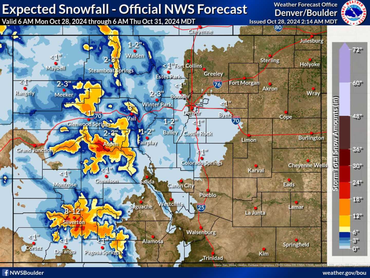 Denver Snow Forecast October 2024