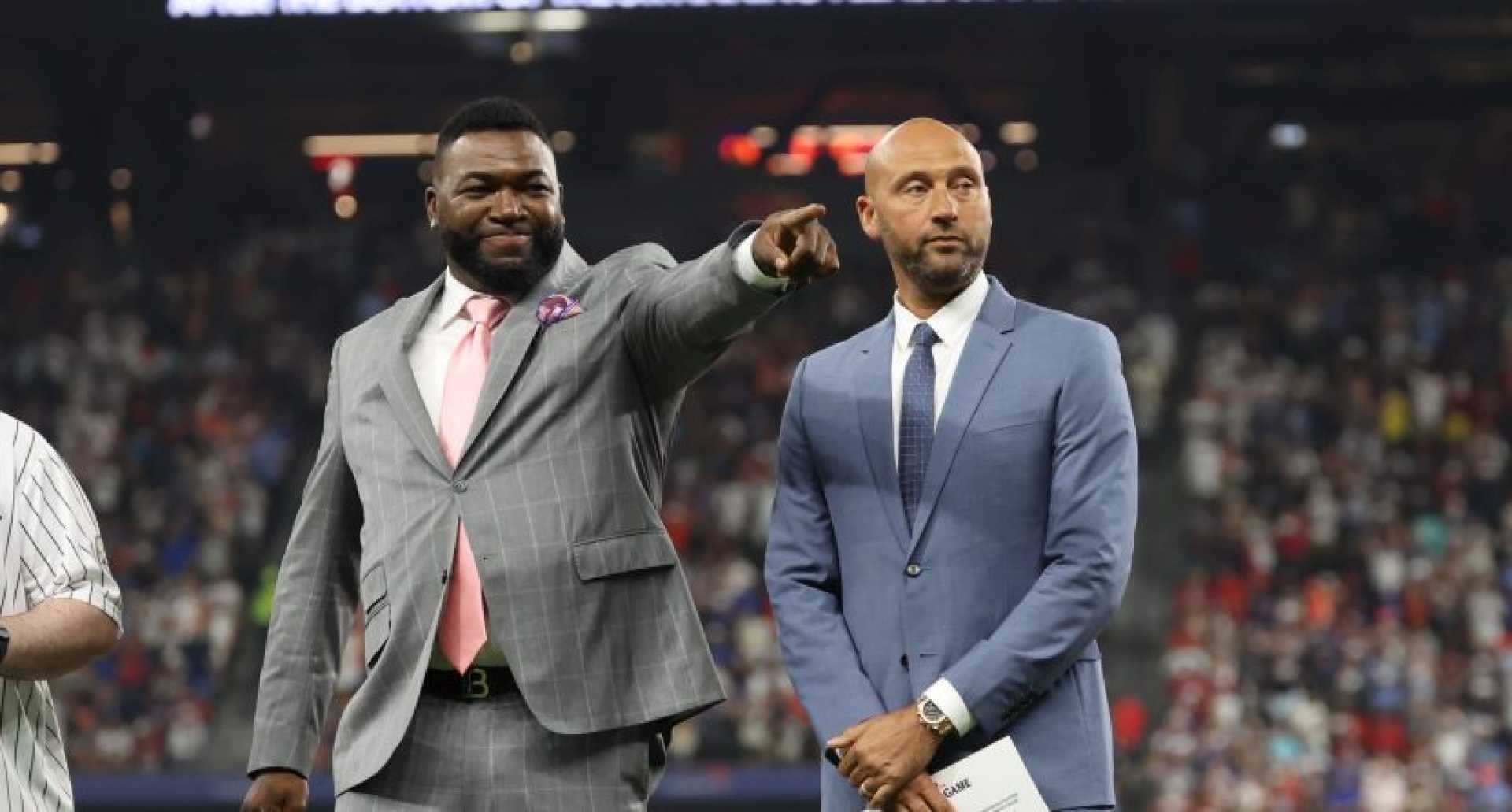 Derek Jeter And David Ortiz 2003 Alcs Game 7