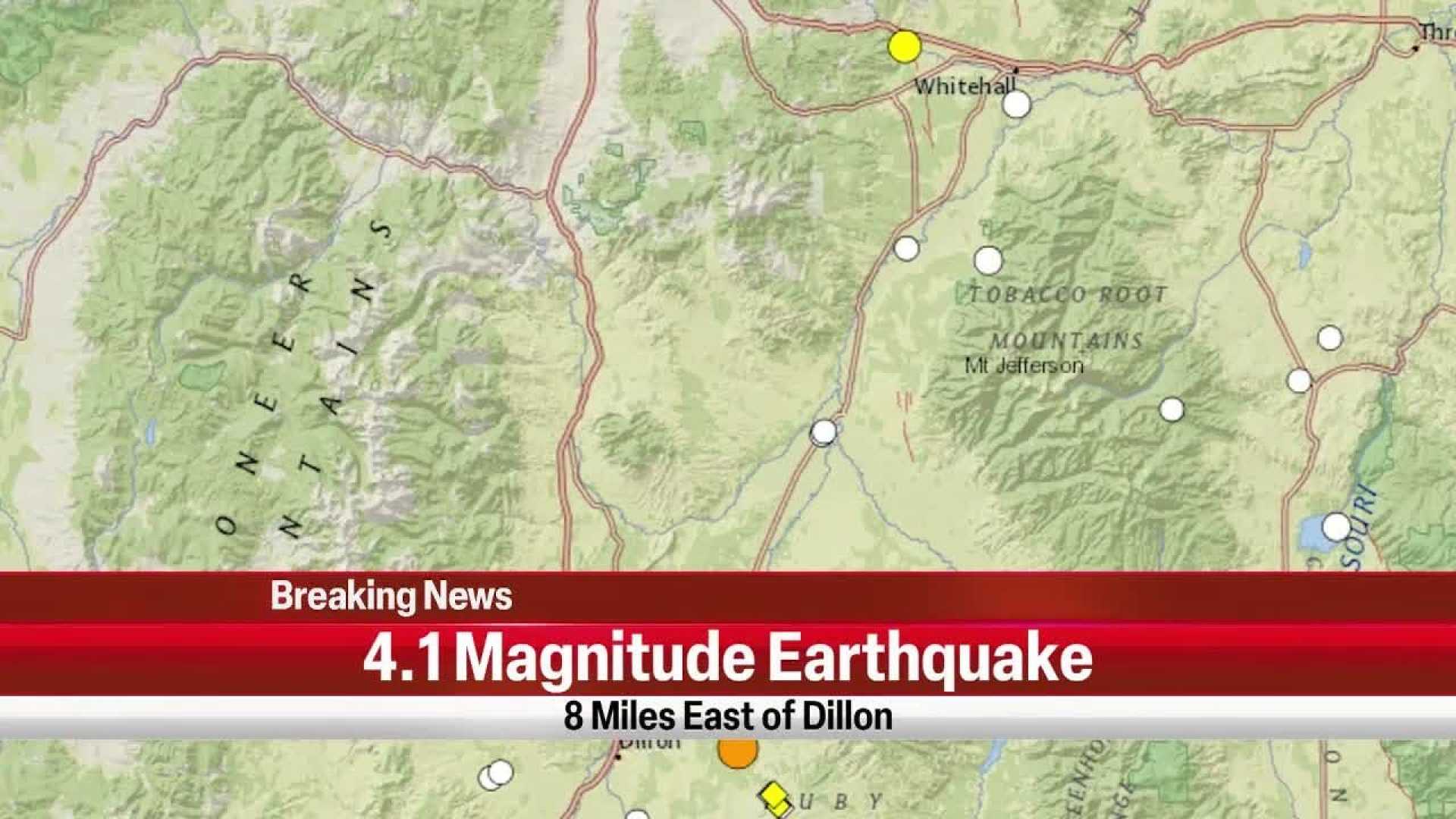 Dillon Montana Earthquake