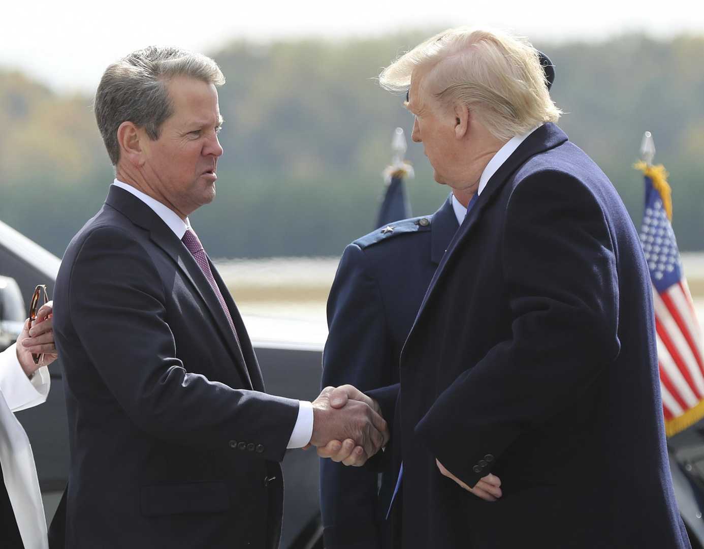 Donald Trump Kemp Georgia Rally