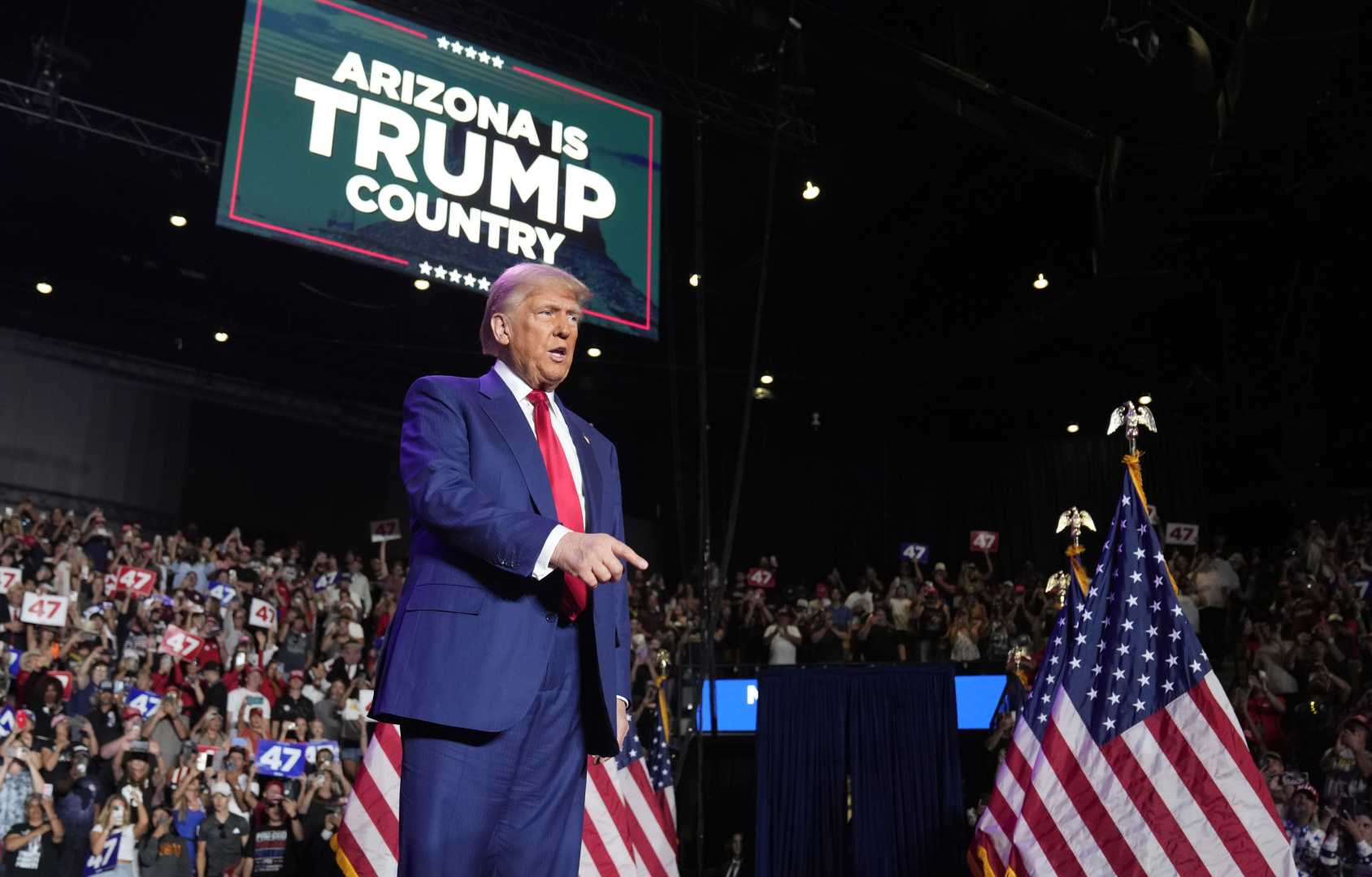 Donald Trump Rally At Madison Square Garden