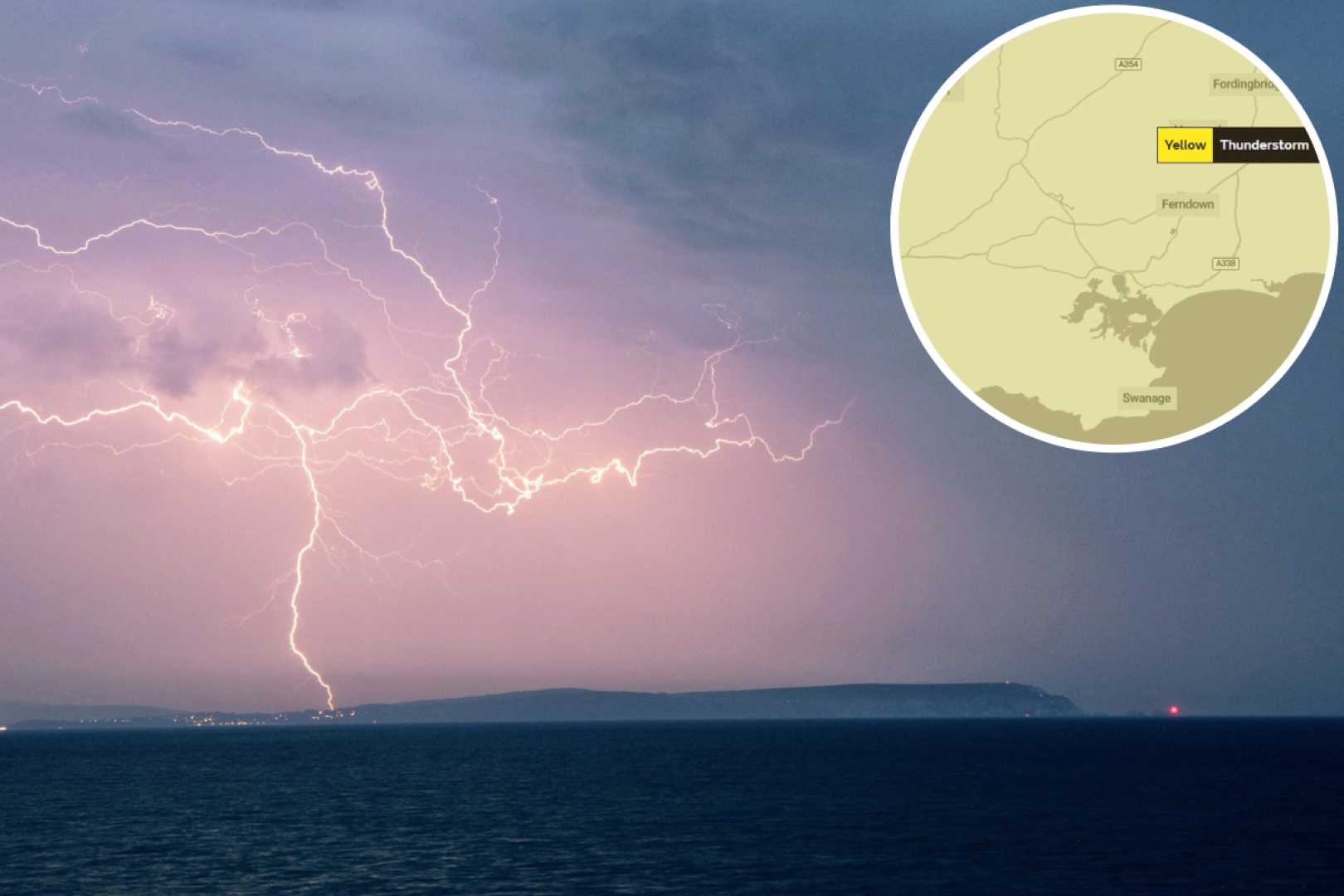 Dorset Thunderstorm October 2023