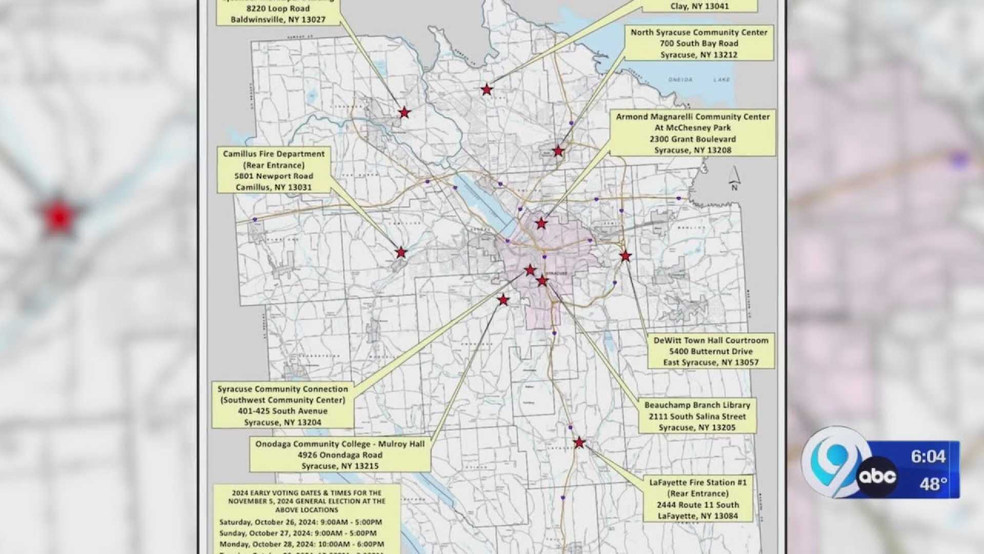 Early Voting Locations New York 2024