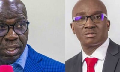 Edo State Governor Godwin Obaseki And Senator Monday Okpebholo Transition Meeting