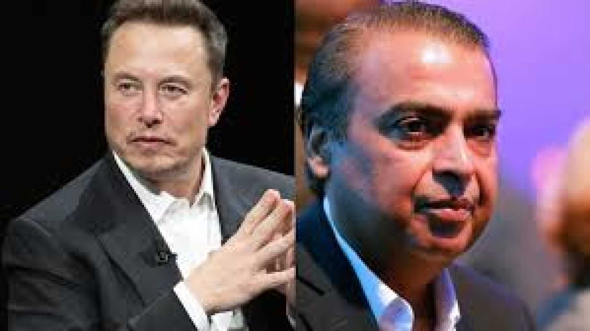 Elon Musk And Mukesh Ambani