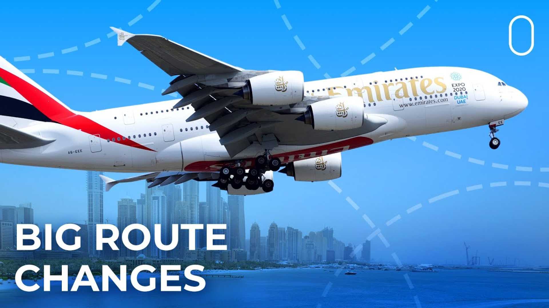 Emirates Airbus A380 Route Changes