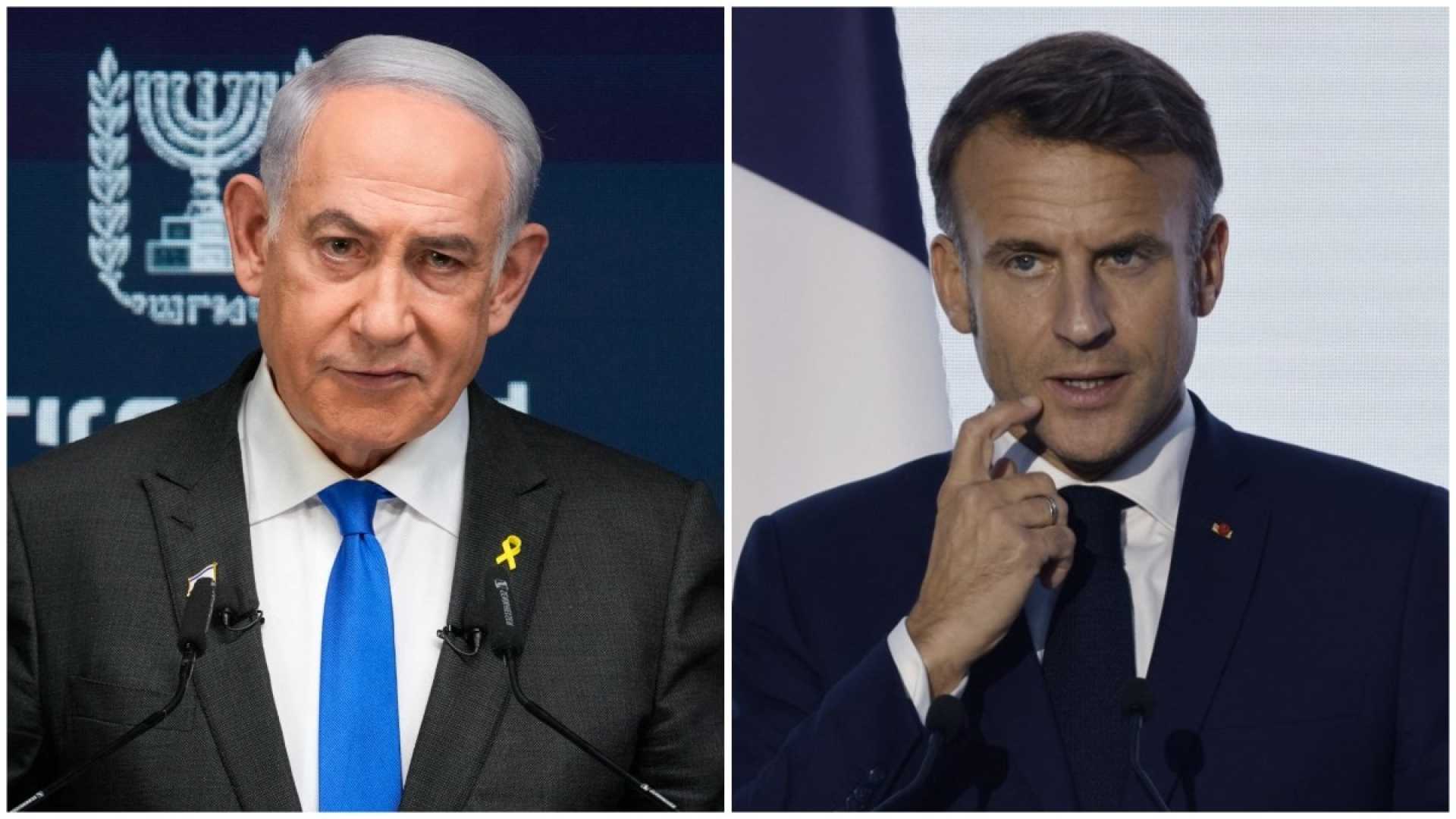 Emmanuel Macron Israel Gaza