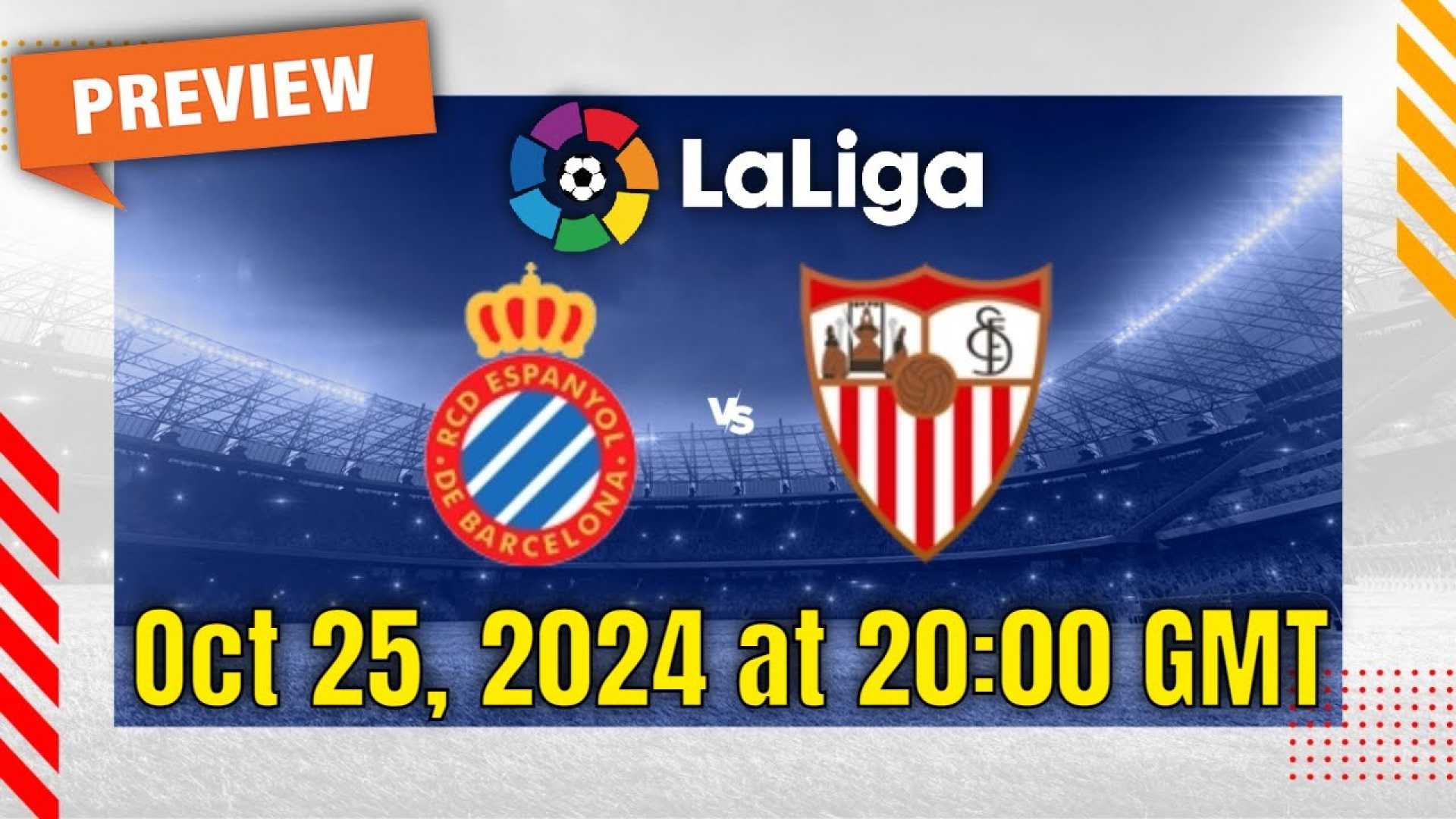 Espanyol Vs Sevilla La Liga Match