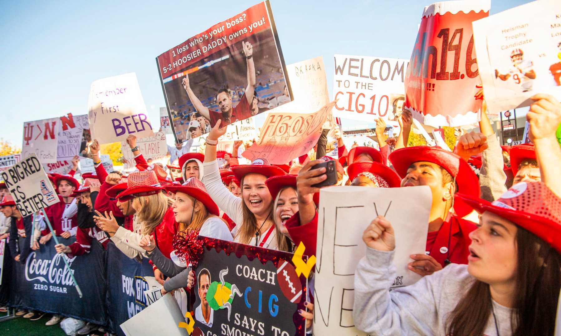 Espn College Gameday At Indiana University Memorial Stadium