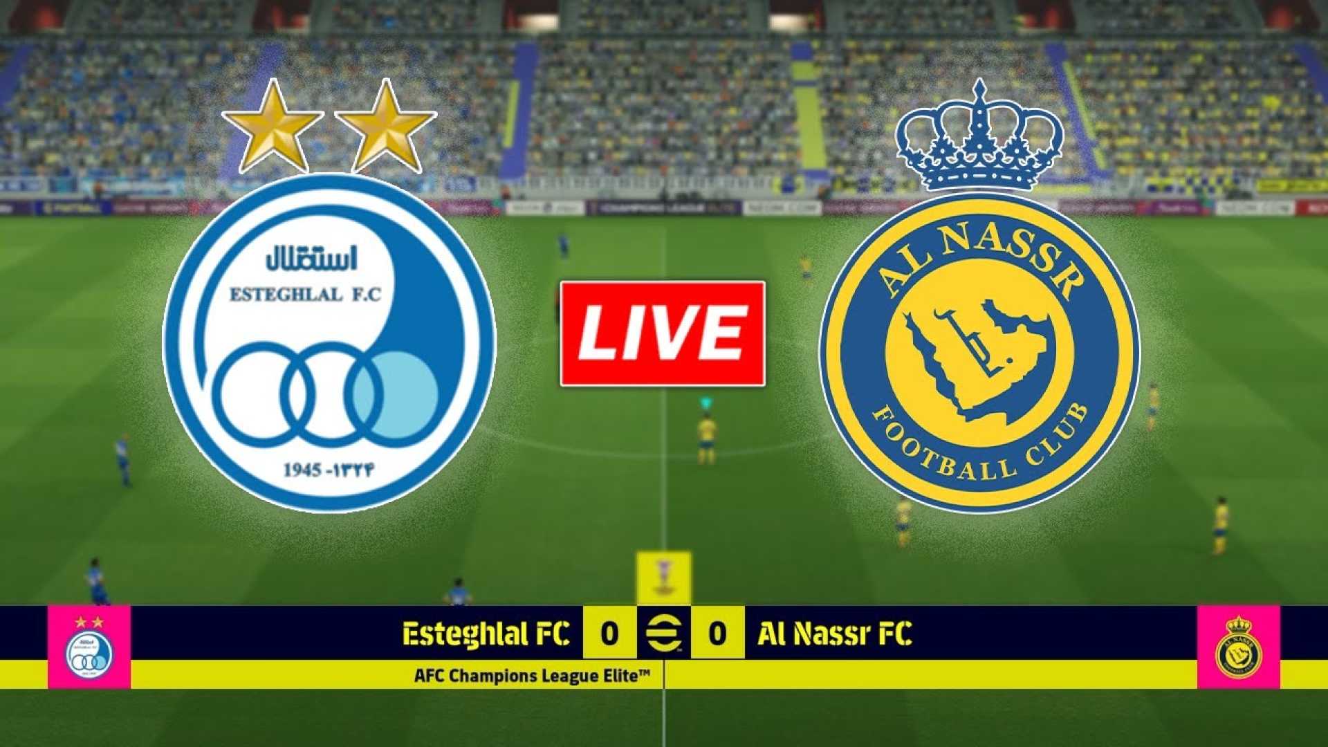 Esteghlal Fc Vs Al Nassr Afc Champions League Match