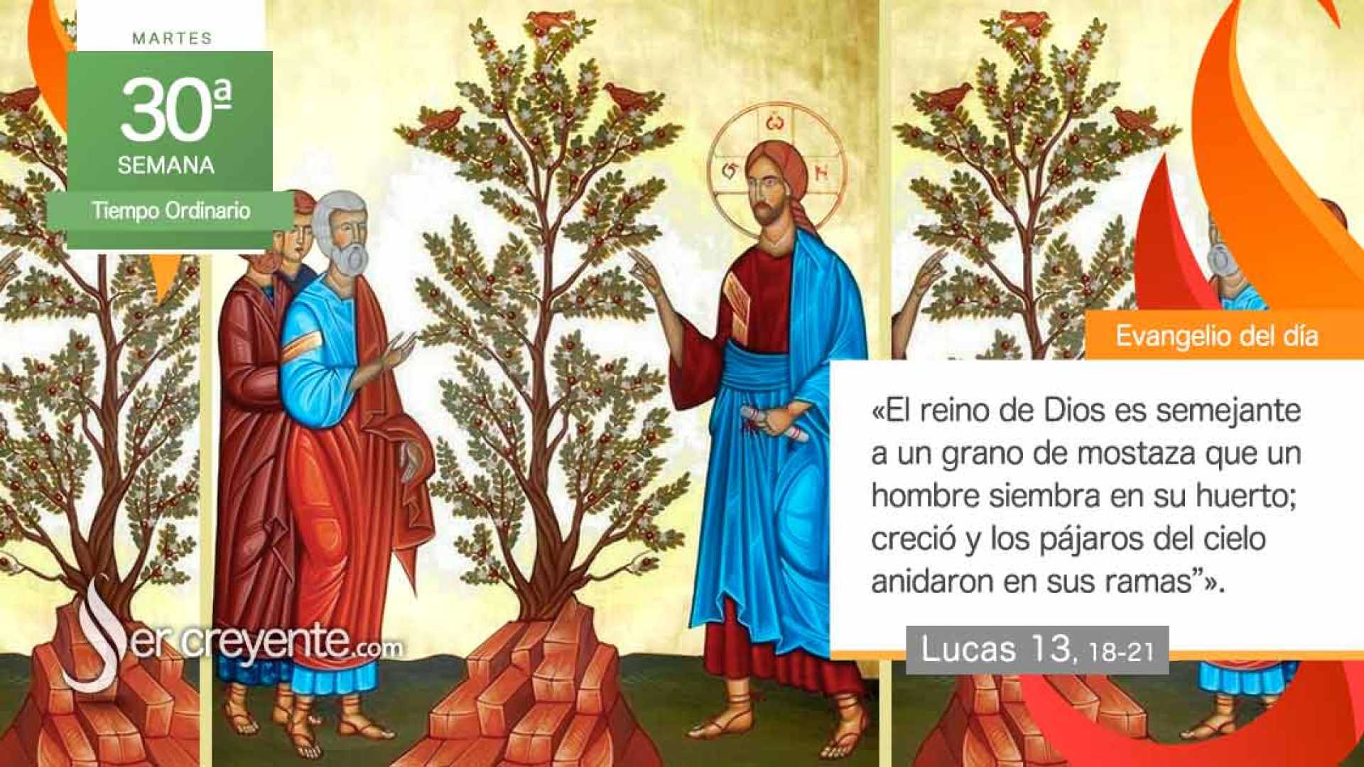 Evangelio De San Lucas 13,18 21 Y Reflexión