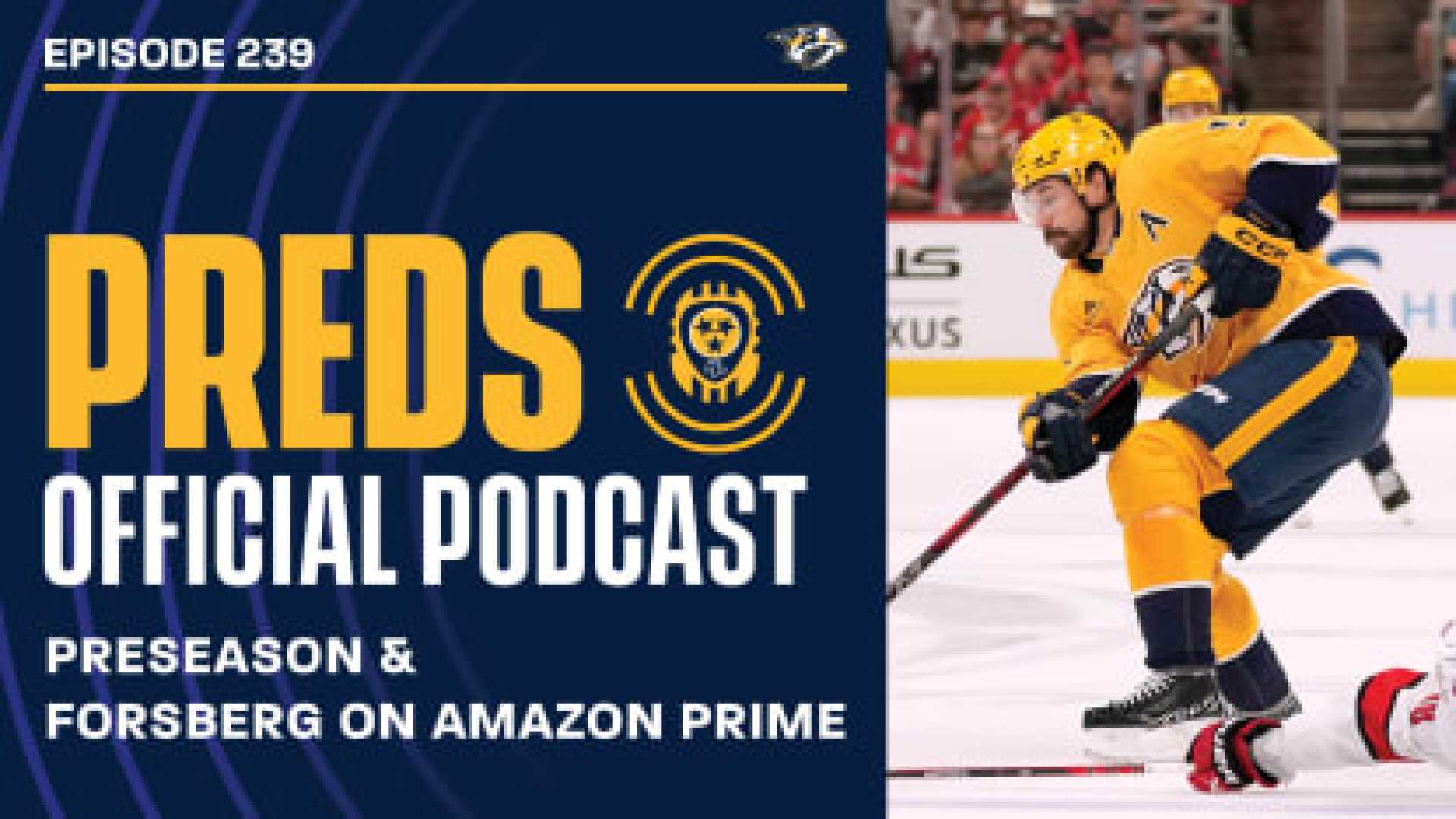 Filip Forsberg Predators Amazon Prime