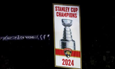 Florida Panthers Stanley Cup Banner Raising 2024