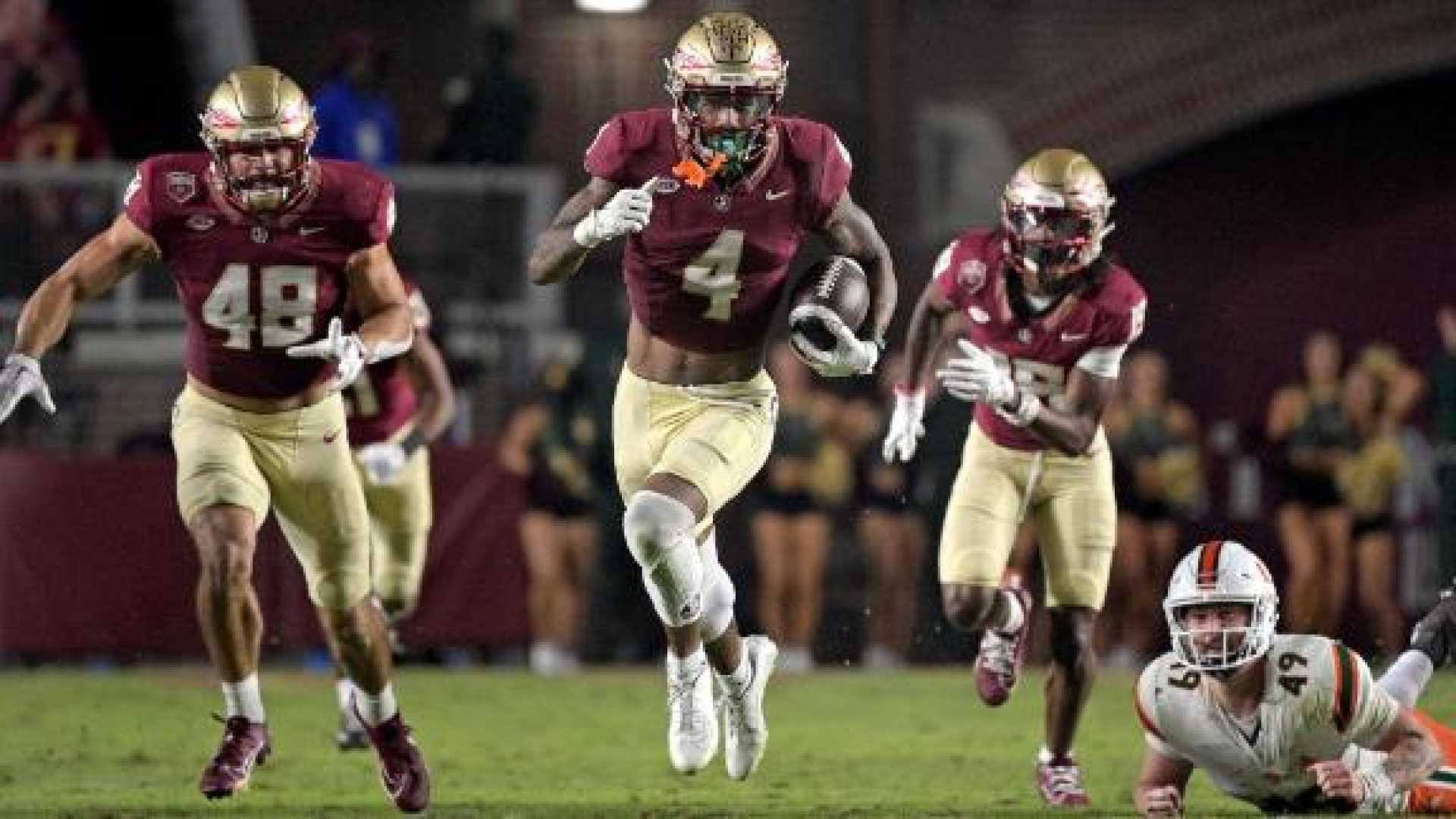 Florida State Vs Miami Football Game