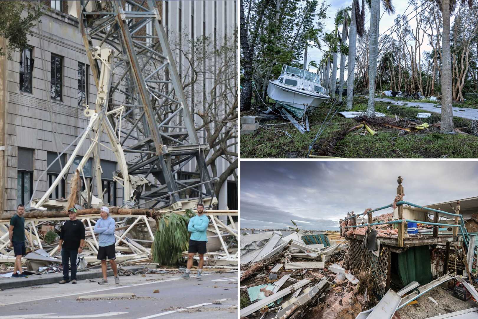 Florida Tornado Aftermath Rescue