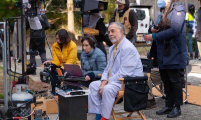 Francis Ford Coppola On Set Of Megalopolis