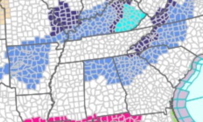 Freeze Warning Map Eastern Us