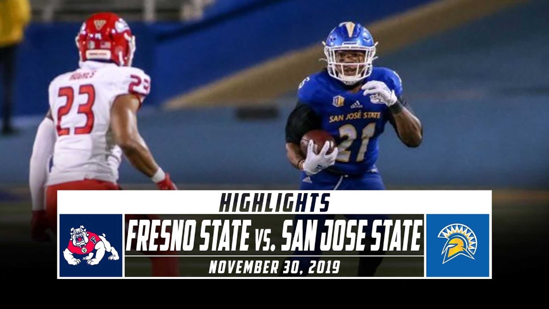 Fresno State Vs San Jose State College Football Game