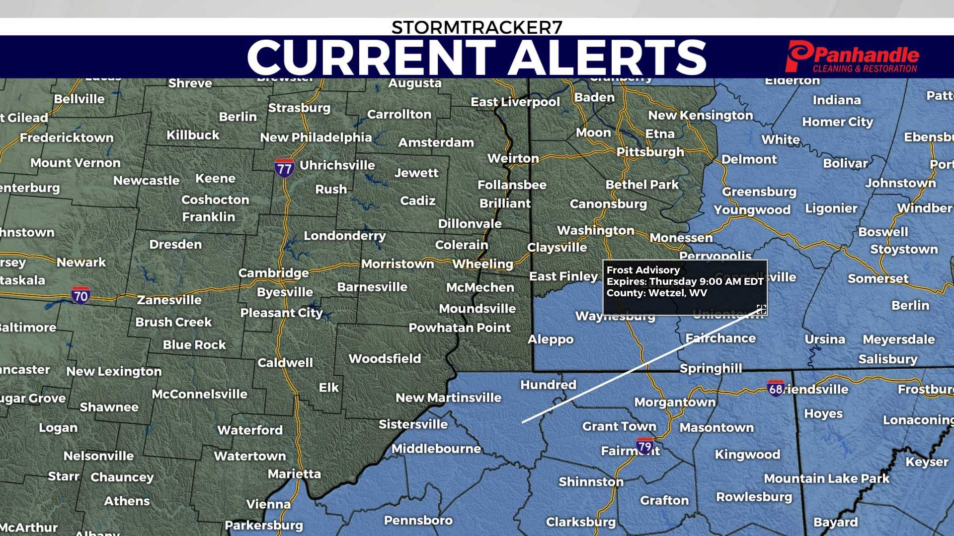 Frost Advisory Virginia West Virginia