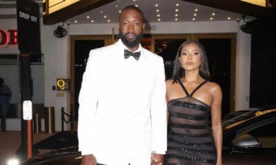 Gabrielle Union Sheer Dress Dwyane Wade Statue Unveiling