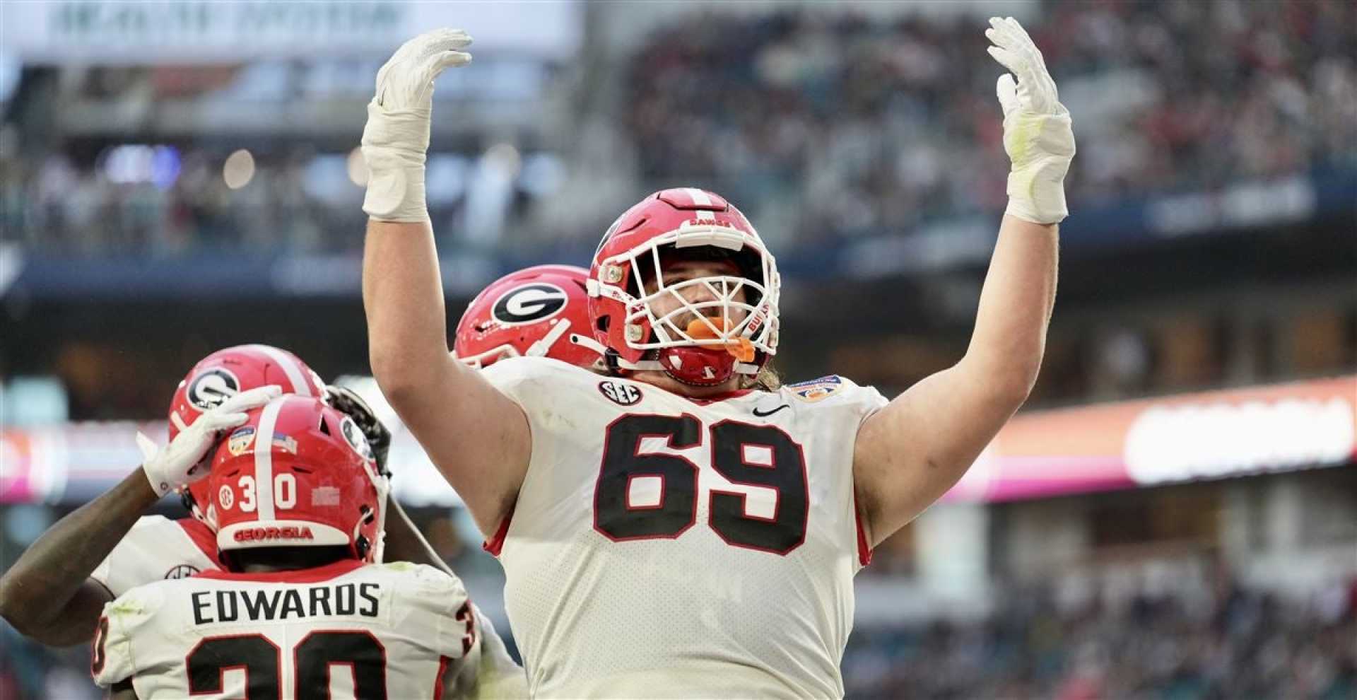 Georgia Bulldogs Tate Ratledge