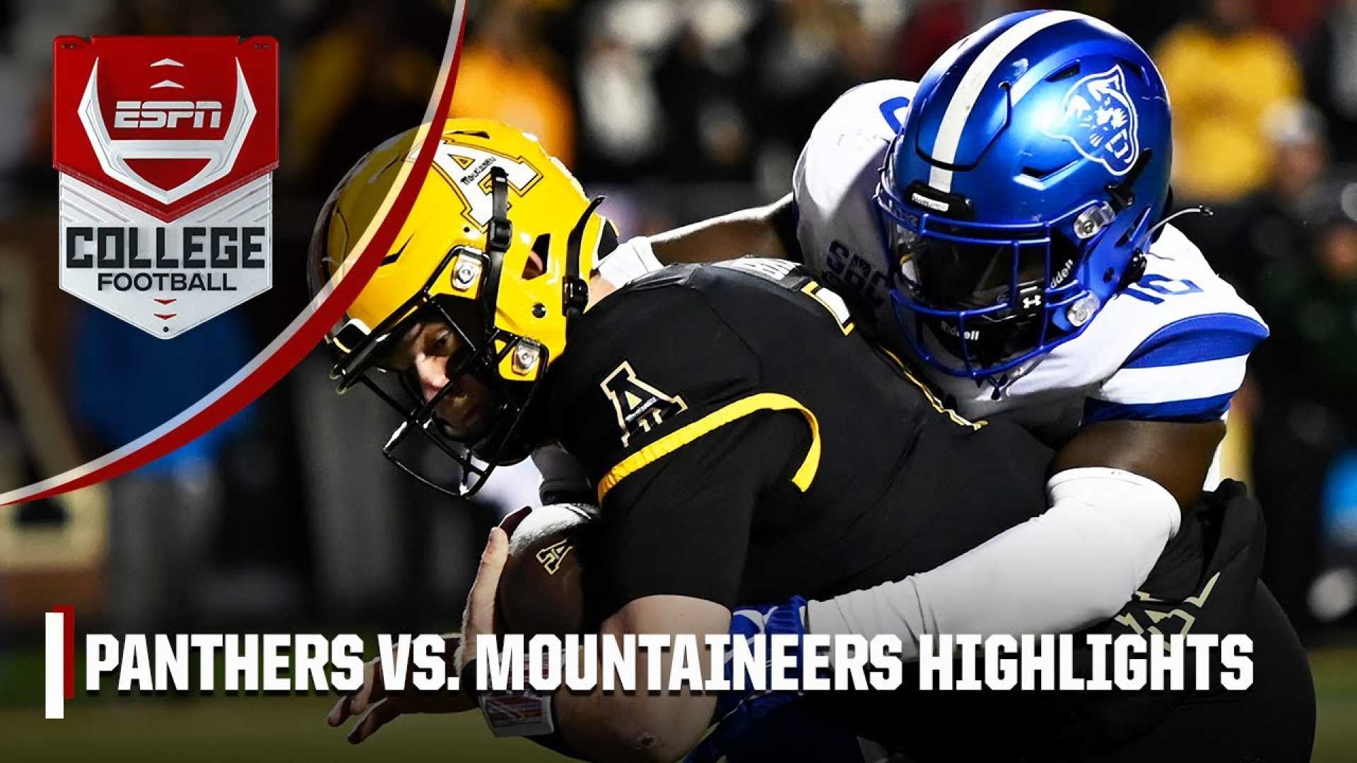 Georgia State Panthers Vs Appalachian State Mountaineers Football Game