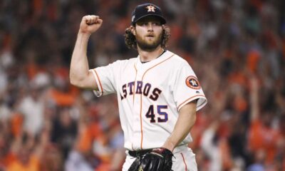 Gerrit Cole Pitching For Houston Astros