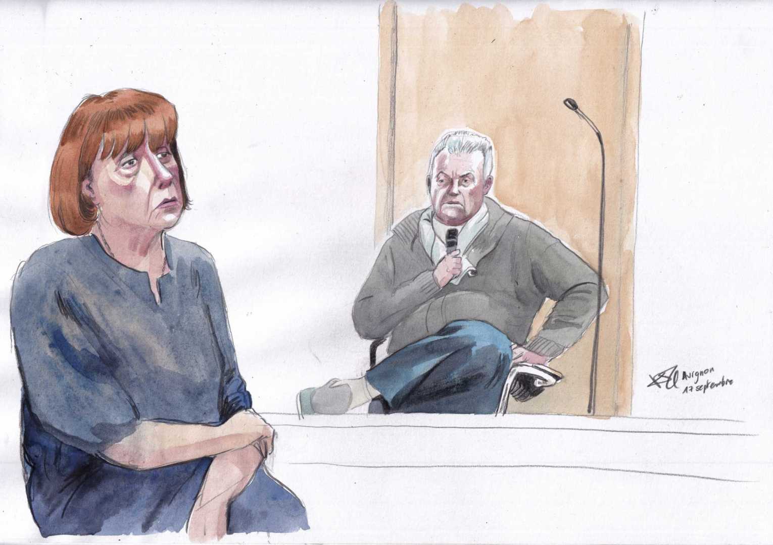 Gisèle Pelicot Avignon Courtroom