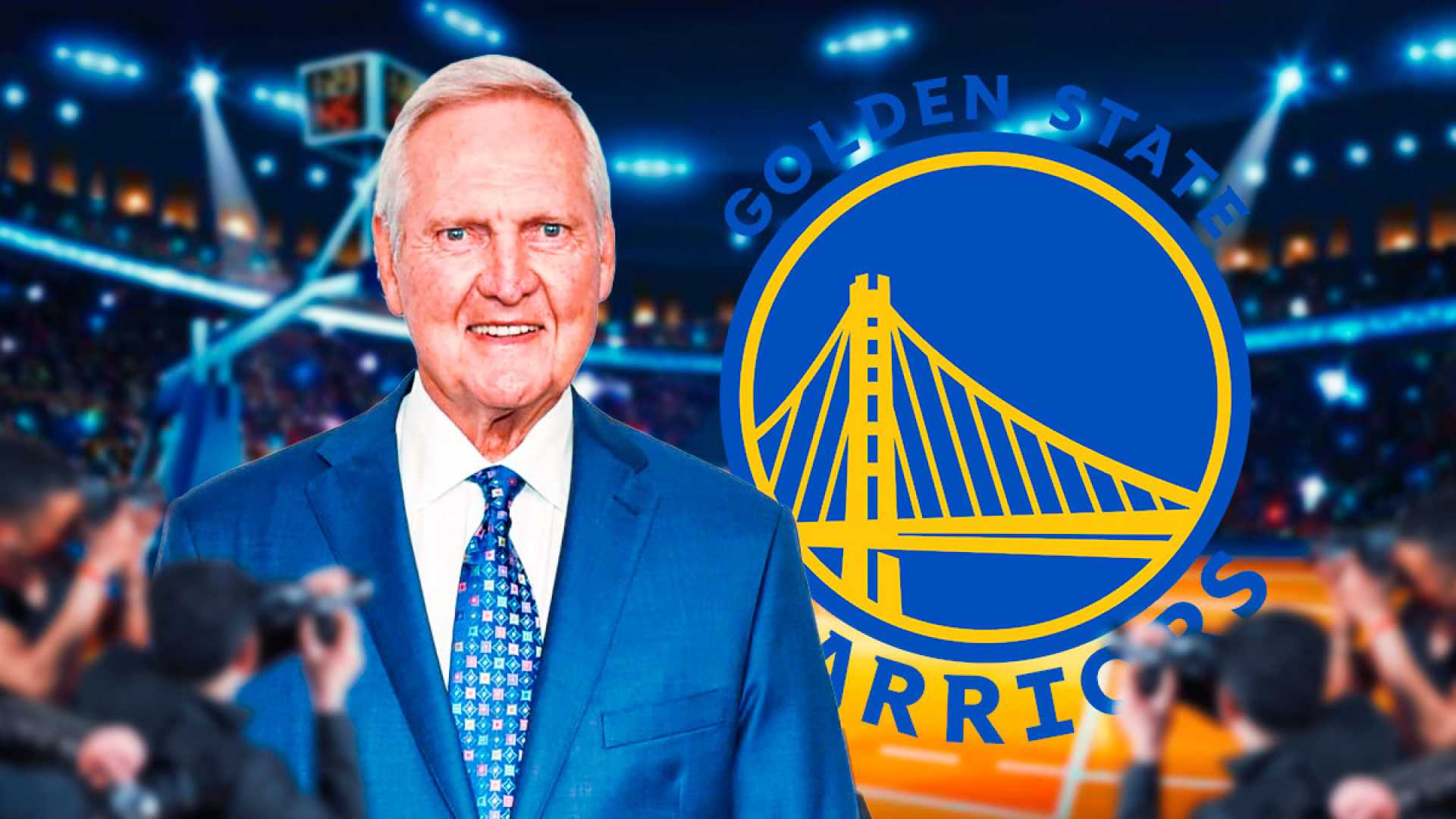 Golden State Warriors Chase Center Jerry West Decal