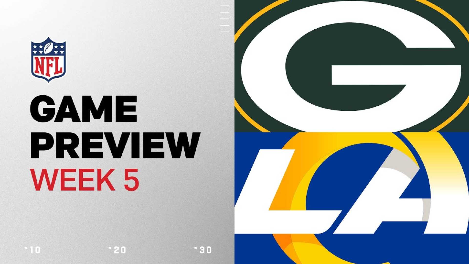 Green Bay Packers Vs Los Angeles Rams Nfl