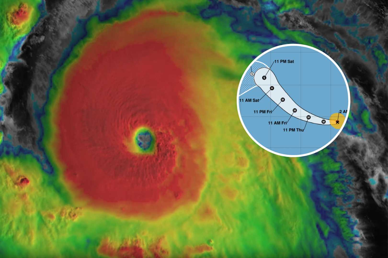 Hurricane Kristy Category 5 Satellite Image