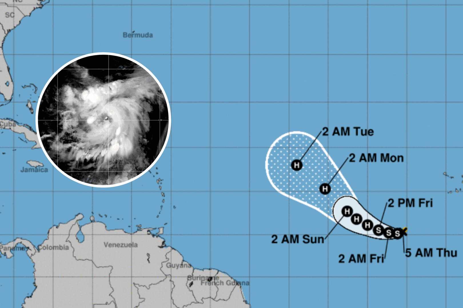 Hurricane Leslie 2024