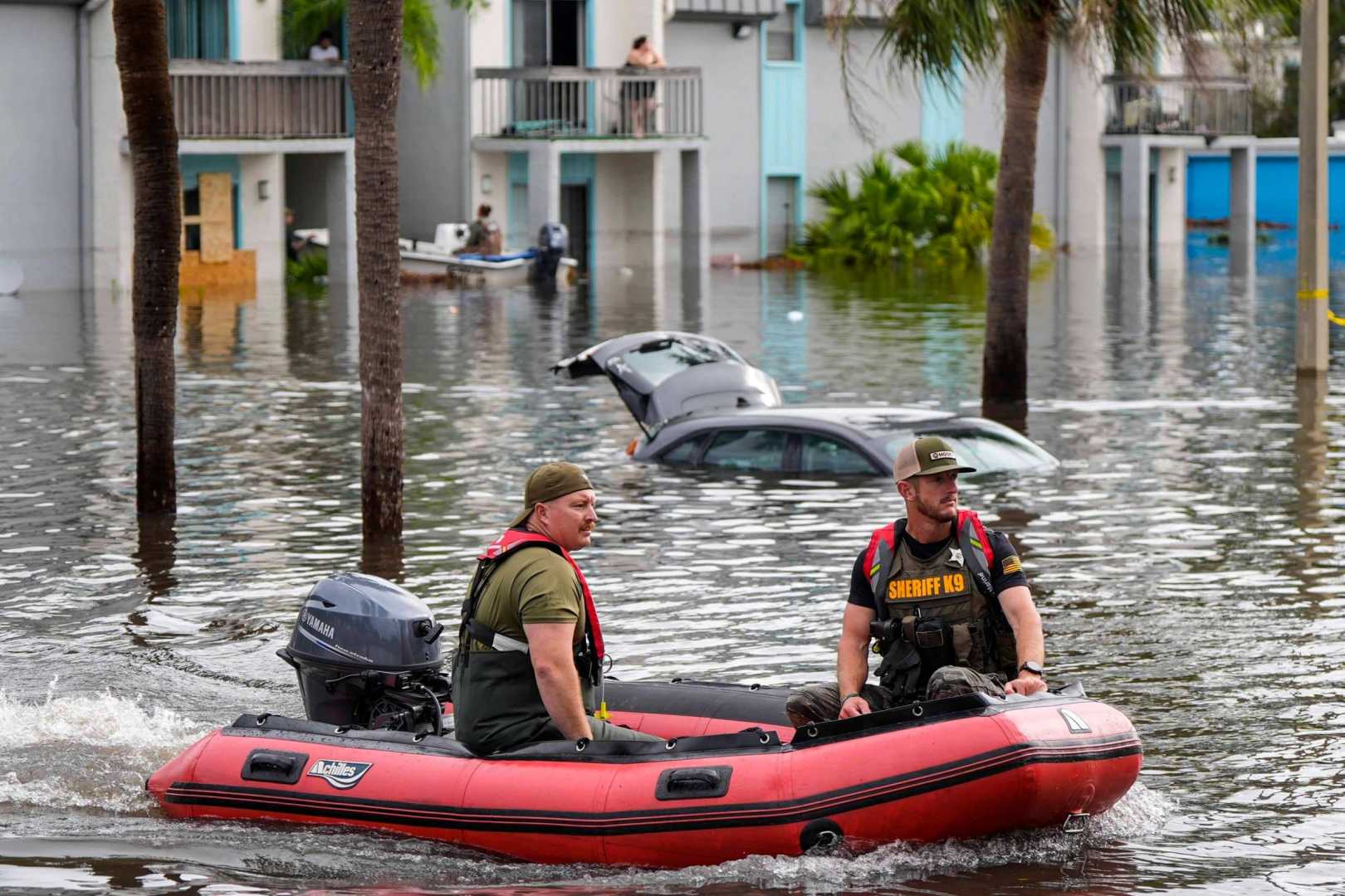 Hurricane Milton Clearwater Flooding Rescue