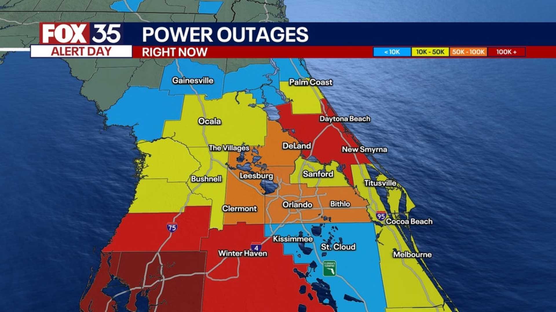 Hurricane Milton Power Outages Florida