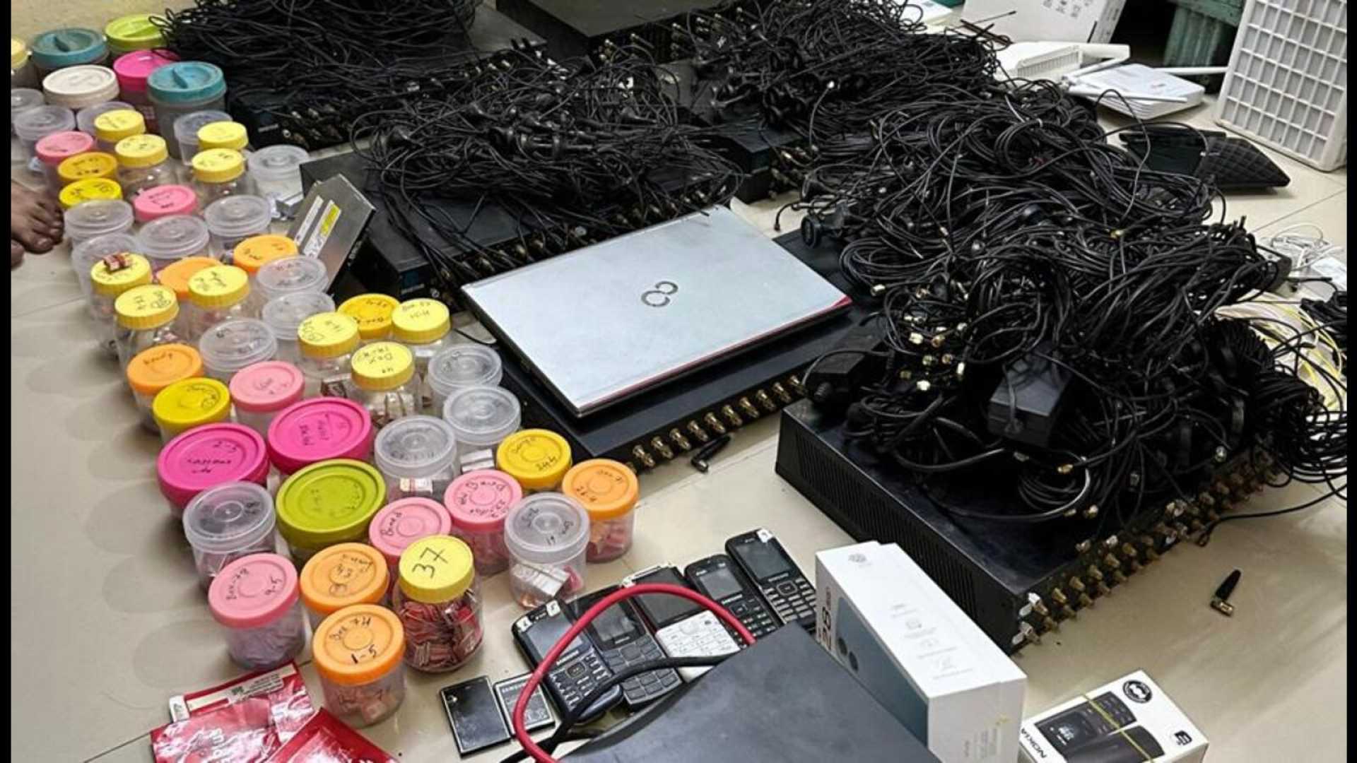 Illegal Telephone Exchange Bust Pune