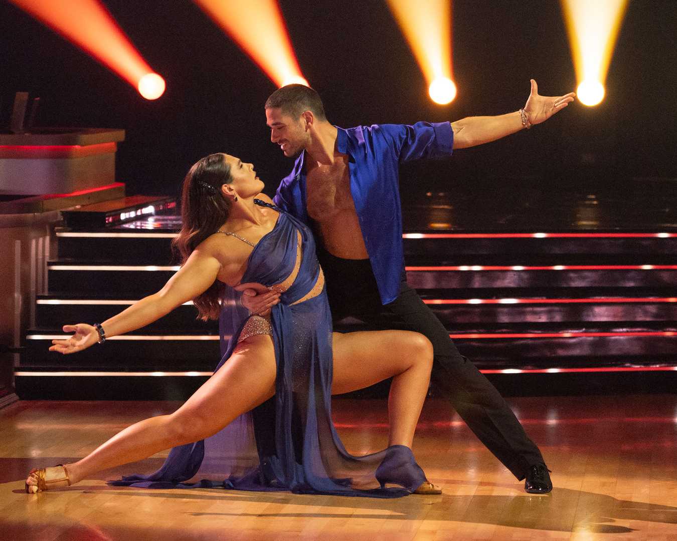 Ilona Maher And Alan Bersten Dancing With The Stars Disney Night