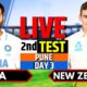 India Vs New Zealand 2nd Test Day 3 Cricket Match