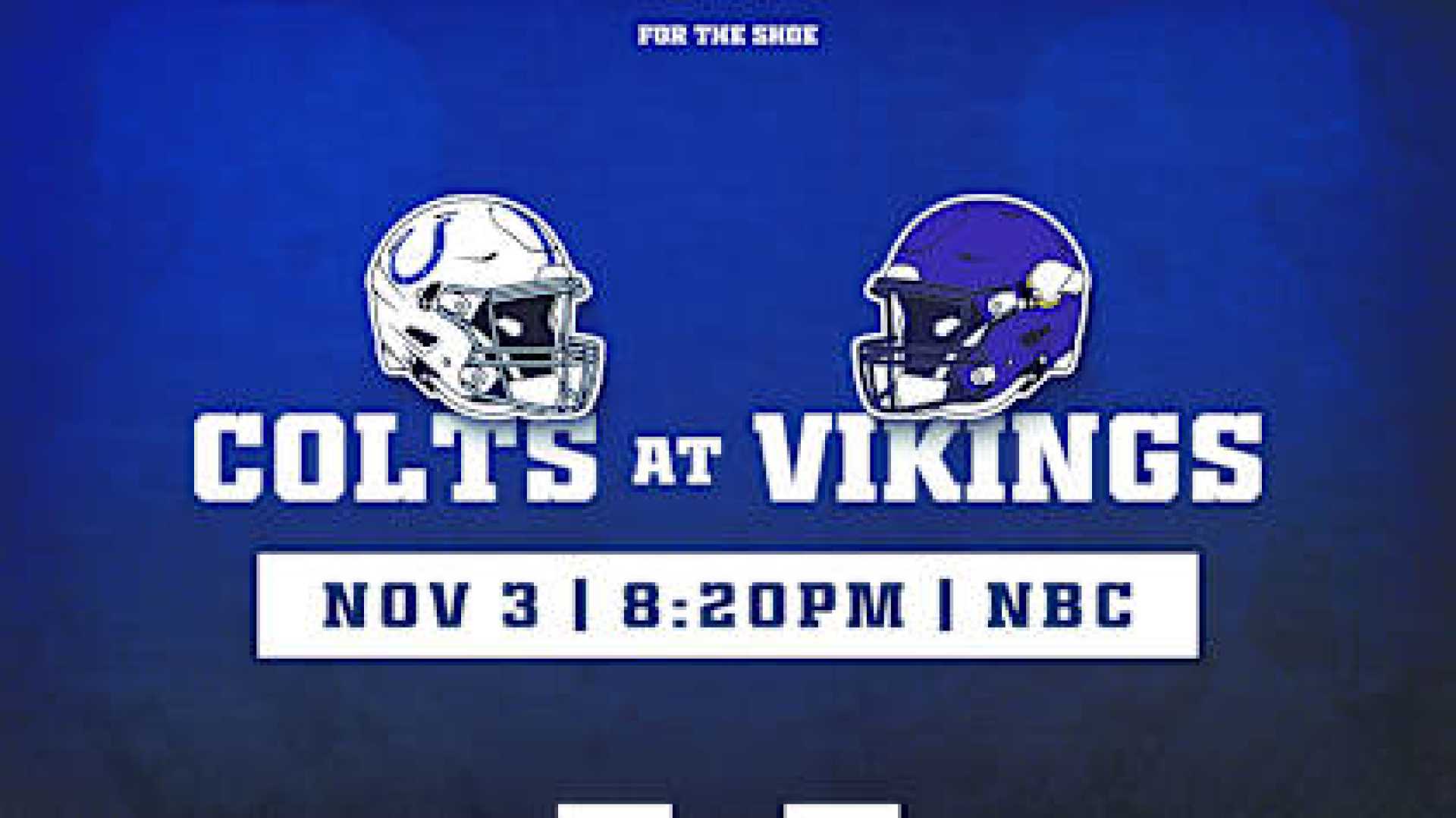 Indianapolis Colts Vs Minnesota Vikings Sunday Night Football