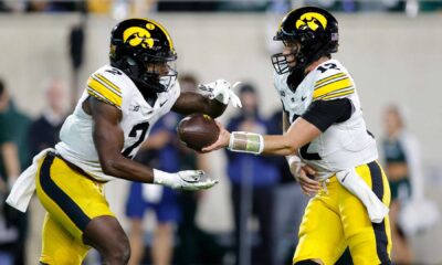 Iowa Vs Northwestern Football Game Kinnick Stadium