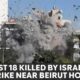 Israeli Airstrikes In Beirut Near Hospital