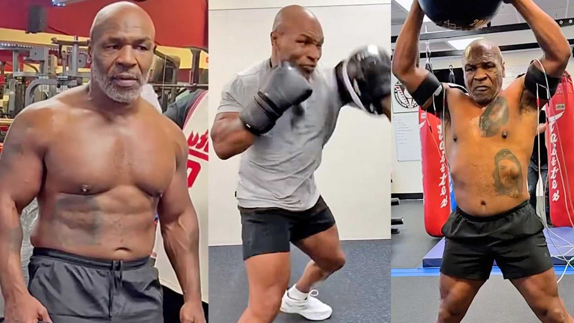 Jake Paul And Mike Tyson Training For Their Boxing Match