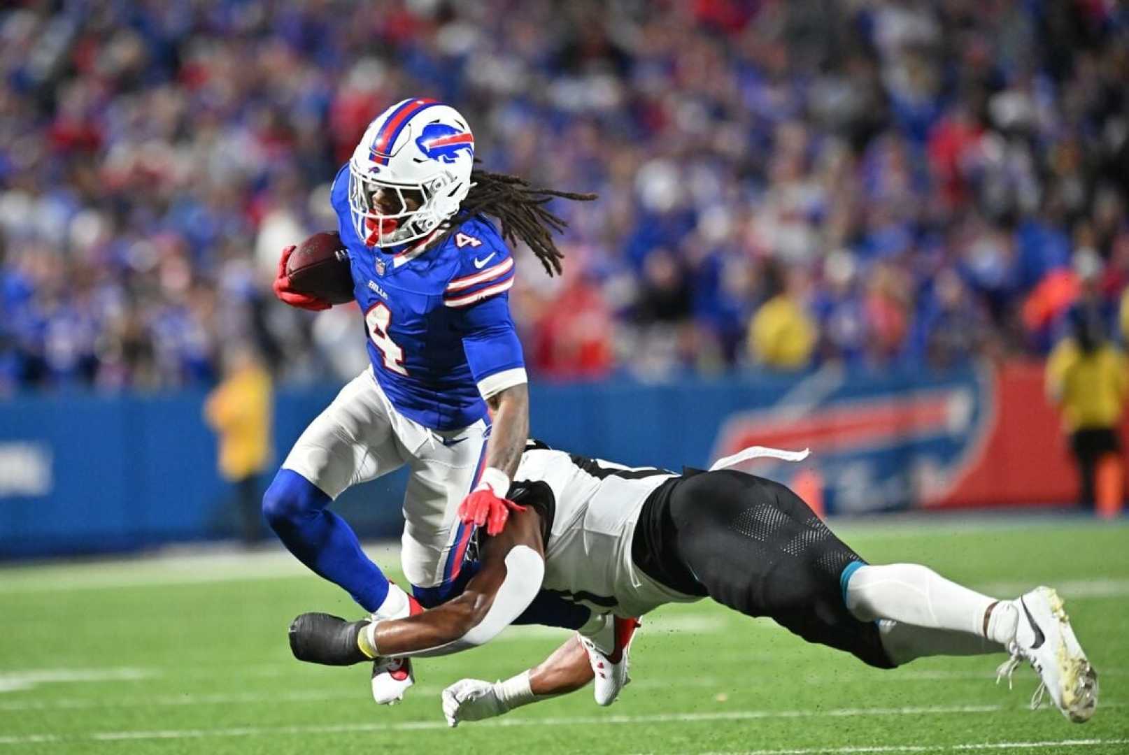 James Cook Buffalo Bills Practice Toe Injury