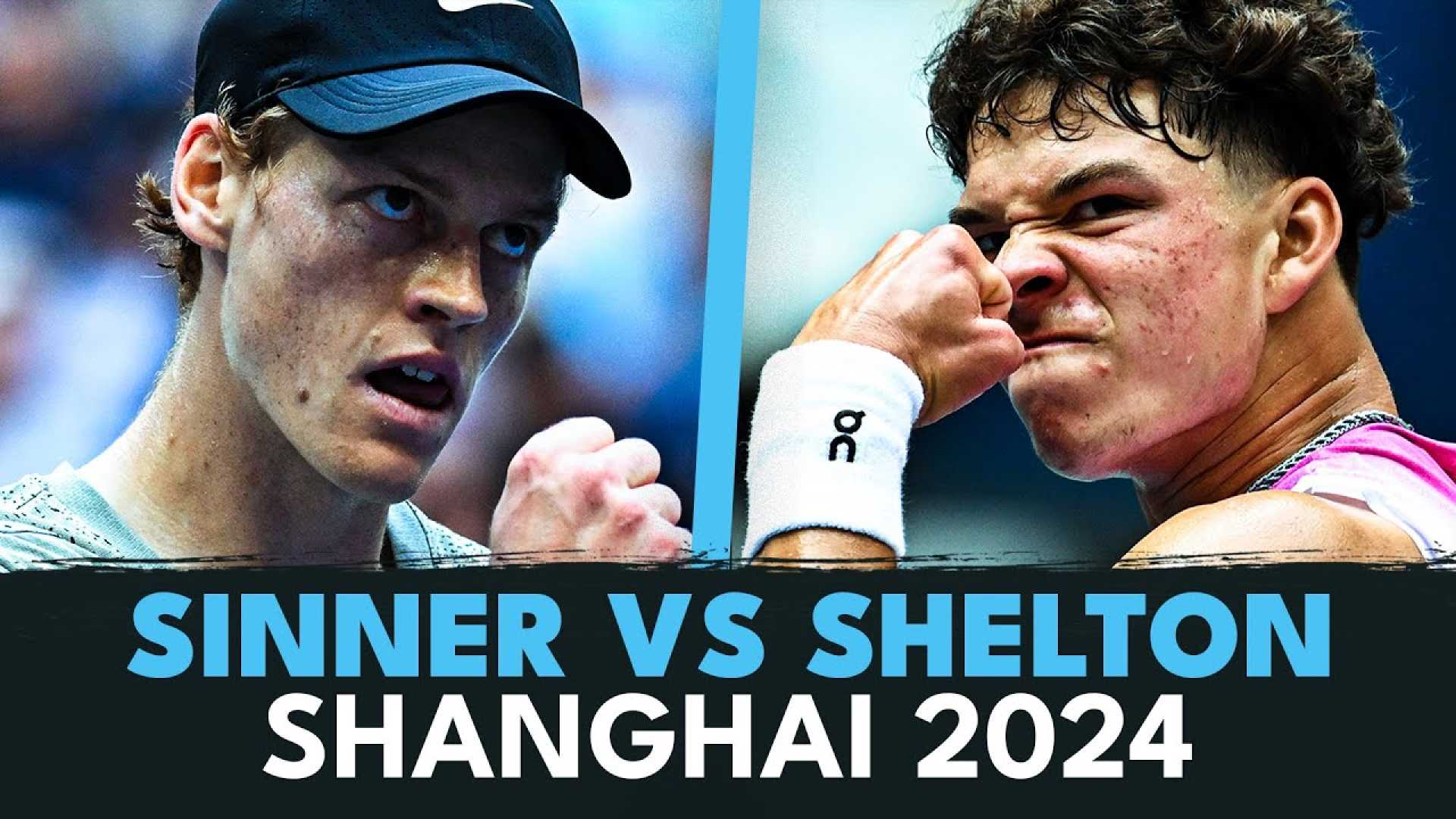 Jannik Sinner Ben Shelton Shanghai 2024