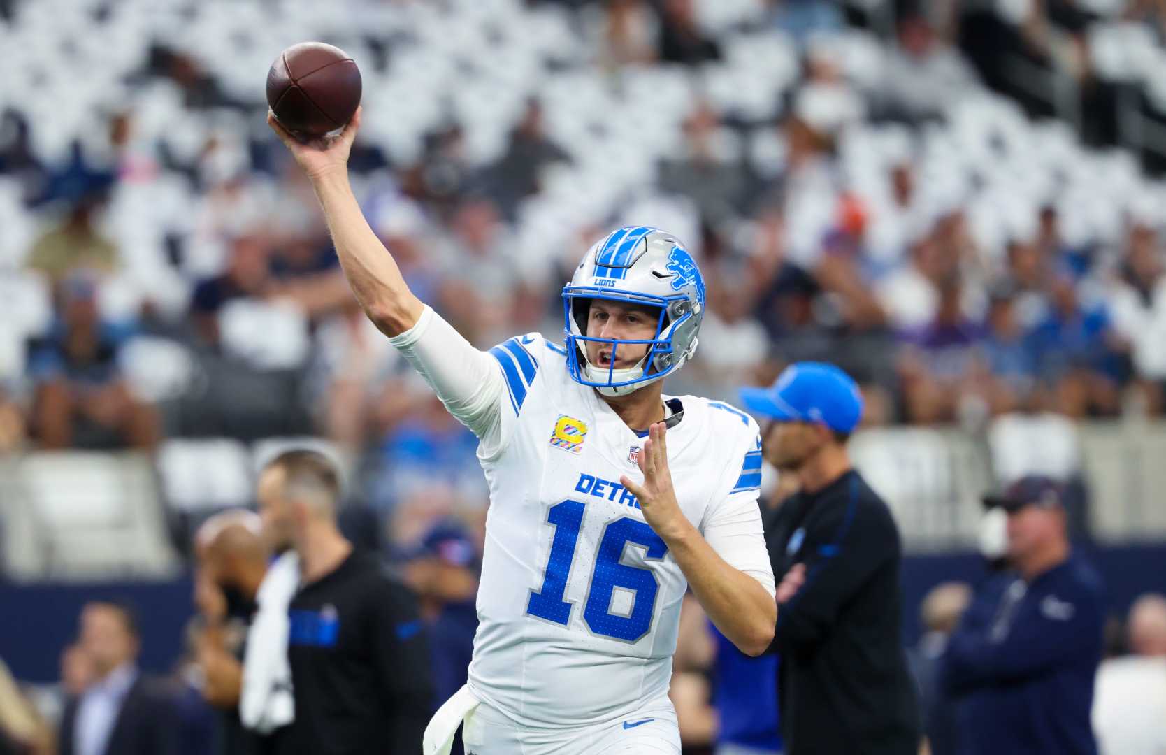 Jared Goff Detroit Lions Vs Dallas Cowboys