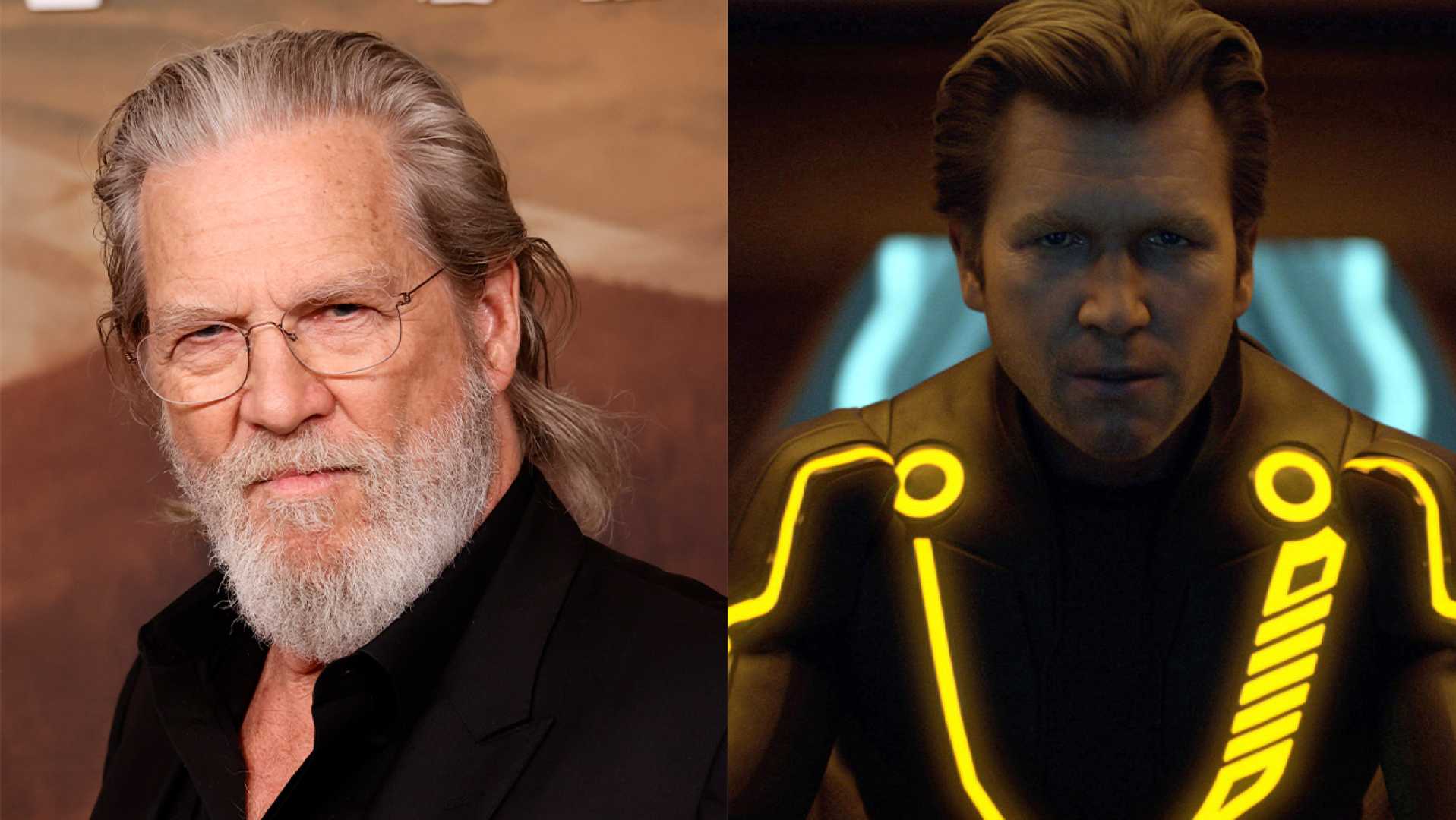 Jeff Bridges Tron: Legacy Cgi