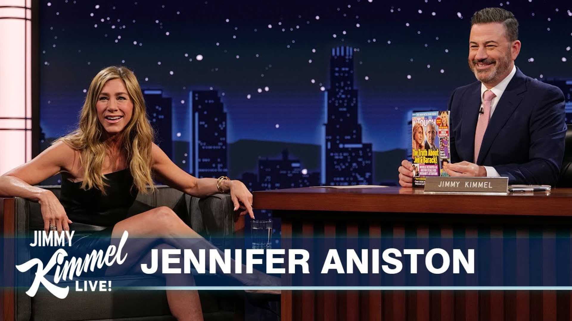 Jennifer Aniston Jimmy Kimmel Live